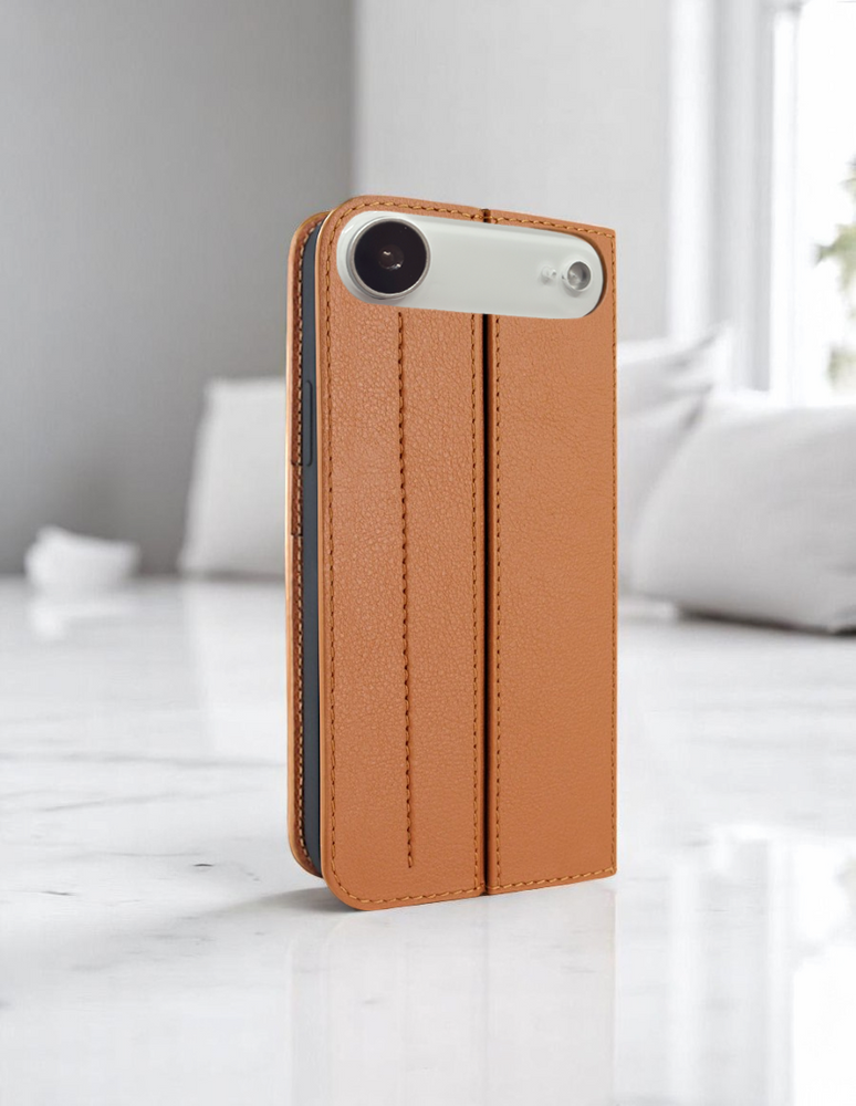 Piel Frama 529 Brown FramaSlim Book Style Leather Case for iPhone Air