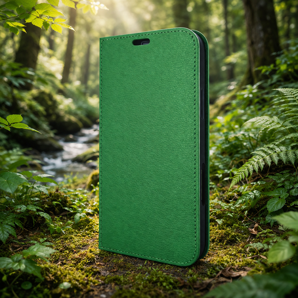 Piel Frama 529 Green FramaSlim Book Style Leather Case for iPhone Air