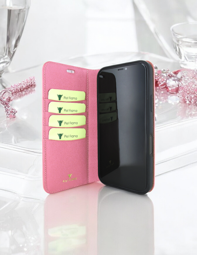 Piel Frama 529 Pink FramaSlim Book Style Leather Case for iPhone Air