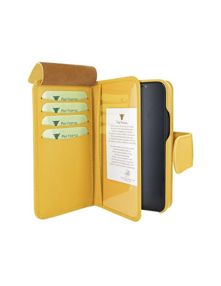 Piel Frama 535 Yellow WalletMagnum Leather Case for iPhone 17 Pro