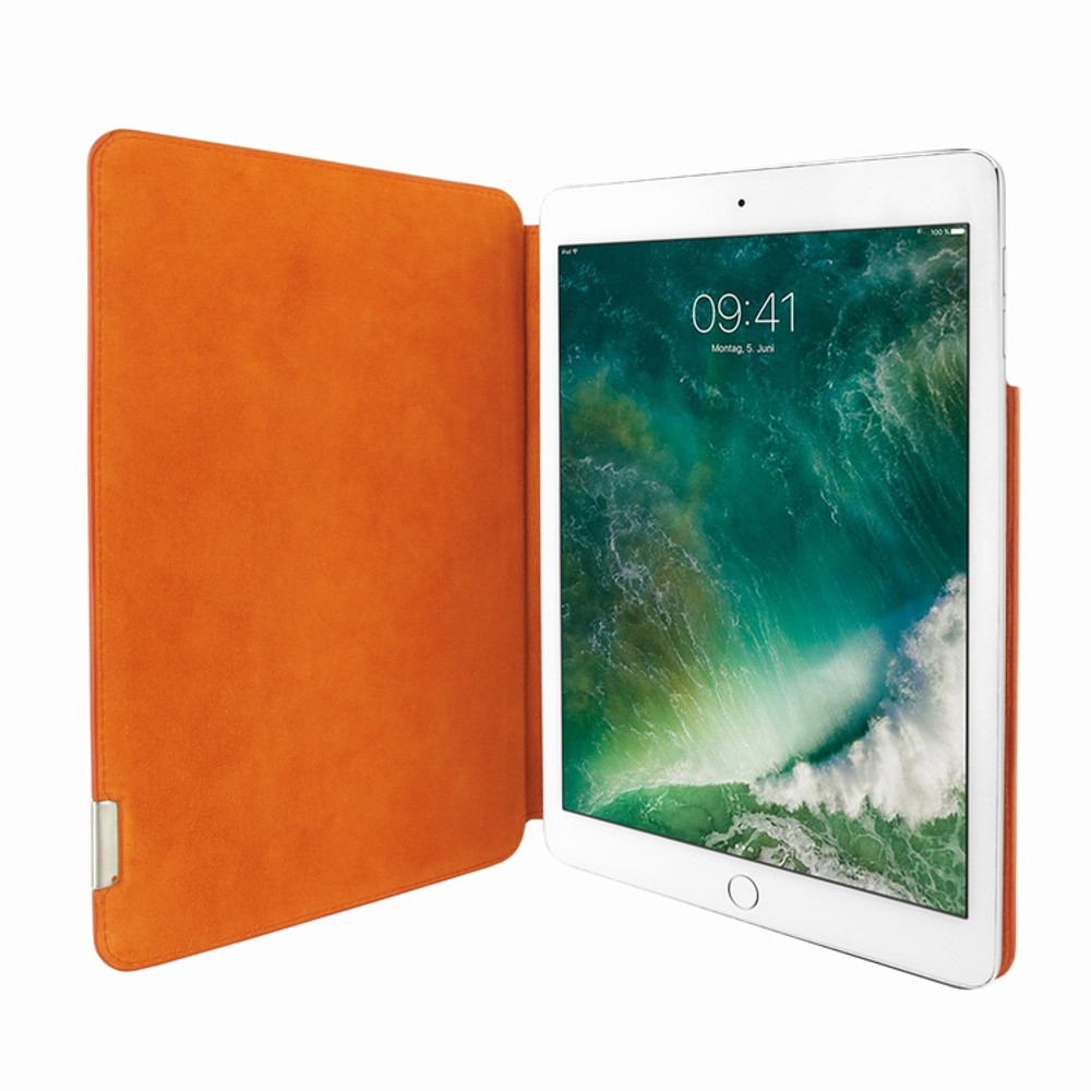 Piel Frama iPad Pro 12.9 2017 FramaSlim Leather Case - Orange Cowskin-Crocodile