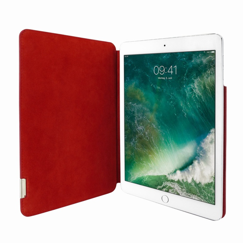 Piel Frama iPad Pro 12.9 2017 FramaSlim Leather Case - Red Cowskin-Crocodile