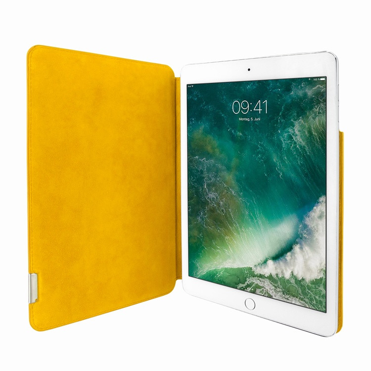 Piel Frama iPad Pro 12.9 2017 FramaSlim Leather Case - Yellow Cowskin-Crocodile