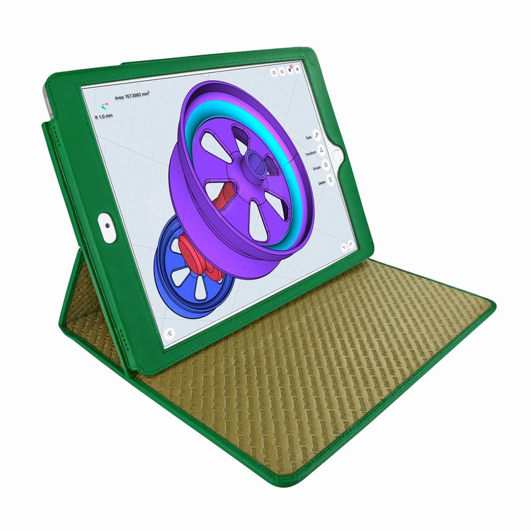 Piel Frama iPad Pro 12.9 2017 Cinema Leather Case - Green