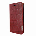 Piel Frama iPhone 7 / 8 FramaSlimCards Leather Case - Red Wild Cowskin-Crocodile