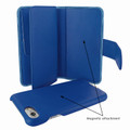 Piel Frama iPhone 7 / 8 WalletMagnum Leather Case - Blue Cowskin-Crocodile