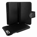 Piel Frama iPhone 7 / 8 WalletMagnum Leather Case - Black Cowskin-Lizard
