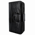 Piel Frama iPhone 7 / 8 WalletMagnum Leather Case - Black Cowskin-Lizard