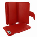 Piel Frama iPhone 7 / 8 WalletMagnum Leather Case - Red Cowskin-Crocodile