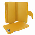 Piel Frama iPhone 7 / 8 WalletMagnum Leather Case - Yellow Cowskin-Crocodile