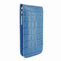Piel Frama iPhone 7 Plus / 8 Plus Classic Magnetic Leather Case - Blue Cowskin-Crocodile
