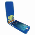 Piel Frama iPhone 7 Plus / 8 Plus Classic Magnetic Leather Case - Blue Cowskin-Crocodile