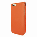 Piel Frama iPhone 7 Plus / 8 Plus Classic Magnetic Leather Case - Orange Swarovski Cowskin-Crocodile