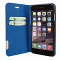 Piel Frama iPhone 7 Plus / 8 Plus FramaSlimCards Leather Case - Blue Cowskin-Crocodile