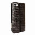 Piel Frama iPhone 7 Plus / 8 Plus FramaSlimCards Leather Case - Brown Cowskin-Lizard