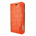 Piel Frama iPhone 7 Plus / 8 Plus FramaSlimCards Leather Case - Orange Cowskin-Crocodile