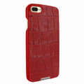 Piel Frama iPhone 7 Plus / 8 Plus FramaSlimGrip Leather Case - Red Wild Cowskin-Crocodile