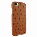 Piel Frama iPhone 7 Plus / 8 Plus FramaSlimGrip Leather Case - Tan Cowskin-Ostrich