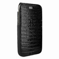 Piel Frama iPhone 7 Plus / 8 Plus iMagnumCards Leather Case - Black Cowskin-Lizard