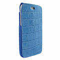 Piel Frama iPhone 7 Plus / 8 Plus iMagnumCards Leather Case - Blue Cowskin-Crocodile
