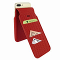 Piel Frama iPhone 7 Plus / 8 Plus iMagnumCards Leather Case - Red