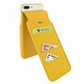 Piel Frama iPhone 7 Plus / 8 Plus iMagnumCards Leather Case - Yellow