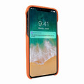 Piel Frama iPhone X / Xs FramaSlimGrip Leather Case - Orange