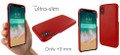 Piel Frama iPhone X / Xs FramaSlimGrip Leather Case - Red