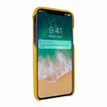 Piel Frama iPhone X / Xs FramaSlimGrip Leather Case - Yellow