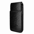 Piel Frama iPhone X / Xs iMagnum Leather Case - Black Cowskin-Lizard