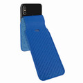 Piel Frama iPhone X / Xs iMagnum Leather Case - Blue Cowskin-Crocodile