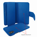 Piel Frama iPhone X / Xs WalletMagnum Leather Case - Blue