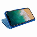 Piel Frama iPhone X / Xs WalletMagnum Leather Case - Blue Cowskin-Crocodile