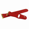 Piel Frama Apple Watch 42 mm Leather Strap - Red / Gold Adapter