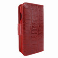Piel Frama iPhone X / Xs WalletMagnum Leather Case - Red Wild Cowskin-Crocodile