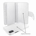 Piel Frama iPhone X / Xs WalletMagnum Leather Case - White