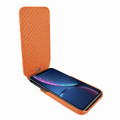 Piel Frama iPhone XR iMagnum Leather Case - Orange Cowskin-Crocodile