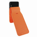 Piel Frama iPhone XR iMagnum Leather Case - Orange Cowskin-Crocodile