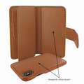 Piel Frama iPhone Xs Max WalletMagnum Leather Case - Tan iForte
