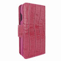 Piel Frama iPhone Xs Max WalletMagnum Leather Case - Fuchsia Cowskin-Crocodile