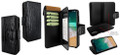 Piel Frama iPhone Xs Max WalletMagnum Leather Case - Black Cowskin-Lizard