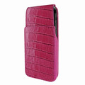 Piel Frama iPhone Xs Max iMagnum Leather Case - Fuchsia Cowskin-Crocodile