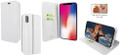 Piel Frama iPhone Xs Max FramaSlimCards Leather Case - White
