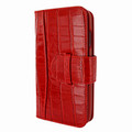Piel Frama iPhone 11 Pro WalletMagnum Leather Case - Red Cowskin-Crocodile