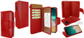 Piel Frama iPhone 11 Pro WalletMagnum Leather Case - Red Cowskin-Crocodile