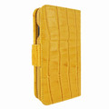 Piel Frama iPhone 11 Pro WalletMagnum Leather Case - Yellow Cowskin-Crocodile