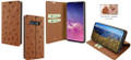 Piel Frama Samsung Galaxy S10e FramaSlimCards Leather Case - Tan Cowskin-Ostrich