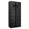 Piel Frama Samsung Galaxy S10e FramaSlimCards Leather Case - Black Cowskin-Crocodile