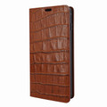 Piel Frama Samsung Galaxy S10e FramaSlimCards Leather Case - Brown Cowskin-Crocodile