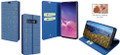 Piel Frama Samsung Galaxy S10e FramaSlimCards Leather Case - Blue Cowskin-Crocodile